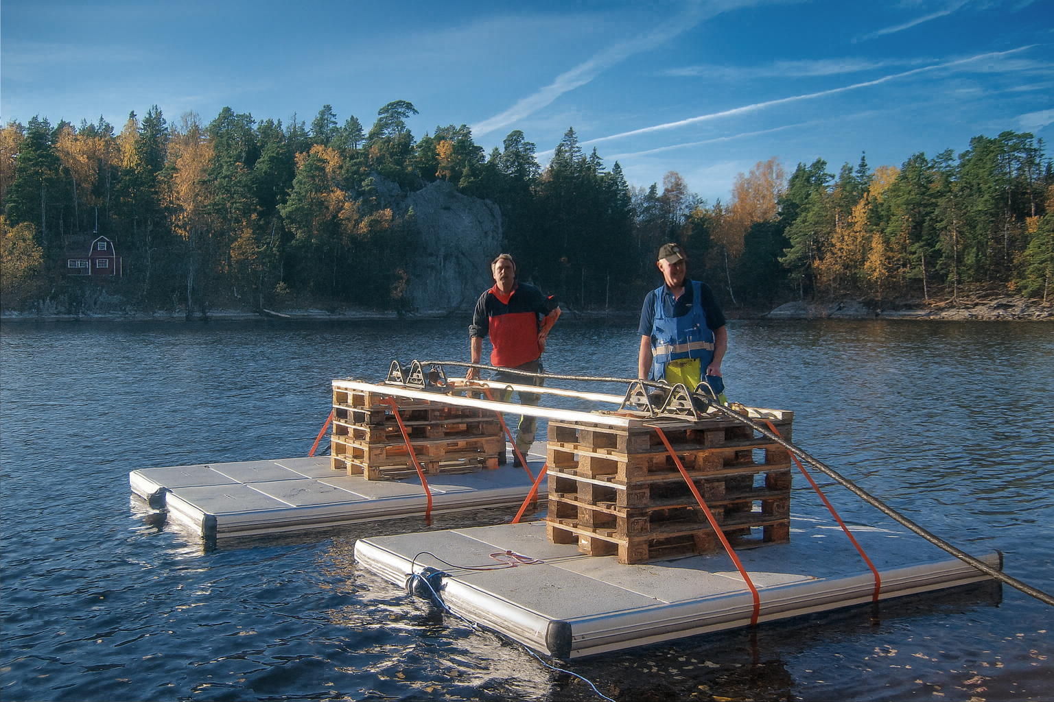 EasyFloat® arbetsflotte hos Vattenfall under inspektion av elkablar