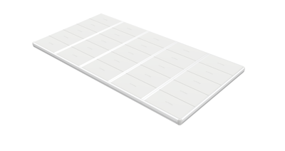 EasyFloat flytbrygga med måtten 6,0 × 3,0 meter, idealisk för bad, rodd och kajak/paddling