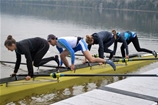 EasyFloat-flytbryggor vid Aviron Vallée de Joux